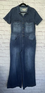 TUTA DENIM IDYLLWIND BY MIRANDA LAMBERT TAGLIA LARGE GAMBA LARGA - Foto 1 di 19