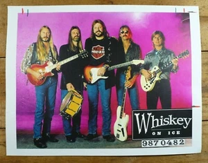 Whiskey On Ice - Foto stampa a nastro vintage copia a colori lucida 8 1/2 x 11 - Foto 1 di 2