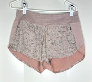 Outdoor Voices Damen Große L Hudson Laufshorts Reißverschlusstasche Hellrosa 2-1/2" - Bild 1 von 5