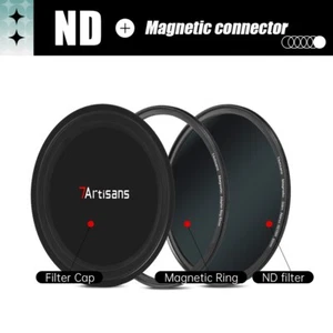 7artisans 67/72/77/82mm ND8 Nano Magnetic Circular Lens Filter Kit For Lens - Picture 1 of 7