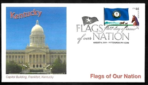 KENTUCKY CAPITOL BUILDING BANDERAS DE NUESTRA NACIÓN #4293 XF 44c EE. UU. DCP PRIMER DÍA CUBIERTA - Imagen 1 de 2