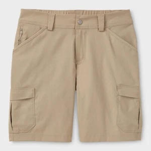 Duluth Trading Co. Damen Plus Dry on the Fly 10" Shorts 24W rauchbraun neu ohne Etikett - Bild 1 von 4