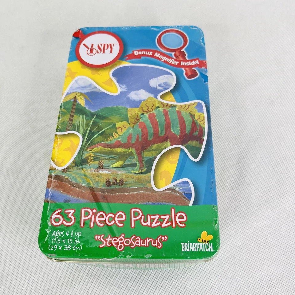 Головоломка стегозавра BriarPatch I Spy 63 штуки с оловом и лупой - Изображение 1 из 4