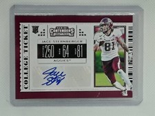 Jace Sternberger 2019 Panini Contenders Draft Picks - AUTO - Texas A&M Aggies