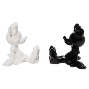 AGITADORES DE SAL Y PIMIENTA Enesco Disney MINNIE MOUSE 6010947 Blanco y Negro NUEVOS - Imagen 1 de 2
