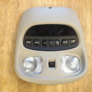 1999-2004 Jeep Grand Cherokee OEM Overhead Light w/ Homelink (grey)Tested! - Bild 1 von 9