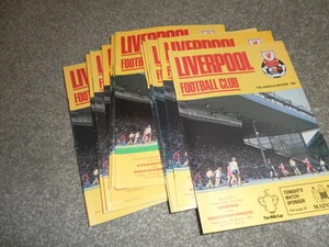 LIVERPOOL HOME PROGRAMMI DAL 1985/6 INC COPPA E CAMPIONATO SCEGLI DALL'ELENCO - Foto 1 di 1