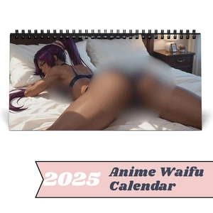Calendario de Escritorio Yoruichi 2025 - Sexy Chica Anime Blanqueador - Arte de Oficina Otaku - Imagen 1 de 7