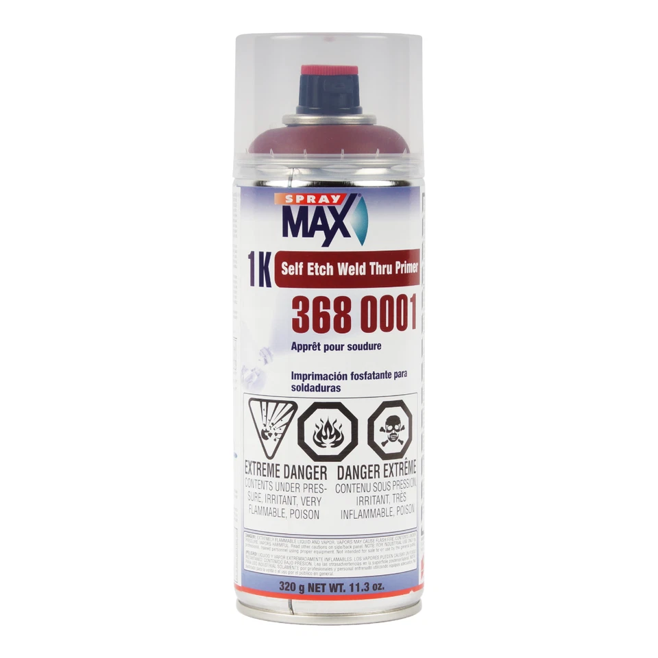 SprayMax 3680001 1K Autograbado Rojo Marrón Imprimación a través de soldadura 11.3 OZ Spray en aerosol Foto 1 de 1