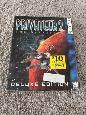 Privateer 2 The Darkening (PC, 1996) CD-Rom Big Box Complete CIB With Guide! - Image 1 of 4