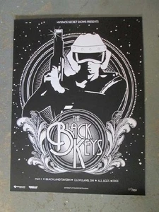 THE BLACK KEYS CLEVELAND 2008 ORIGINAL KONZERT POSTER SIEBDRUCK SELTEN - Bild 1 von 1