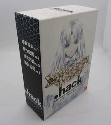 PS2 .hack vol.1 2 3 4 W / Rare Rangement Boîte Japon Import Yoshiyuki Sadamoto - Photo 1/4