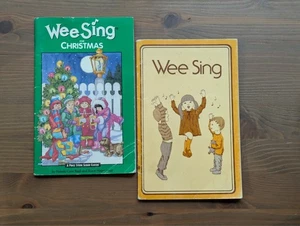 2pk Wee Sing Canciones Infantiles y Navidad DE COLECCIÓN 1984 Libros de Música para Niños - Imagen 1 de 4