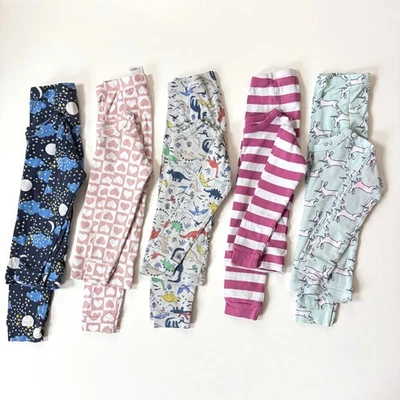 Bundle of 5 Pairs Baby Gap Kids 4 Years Organic Cotton Pajama Sets - Image 1 of 4
