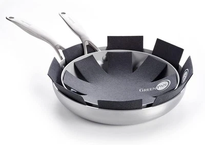 GreenPan Pan Protectors, Set of 3 Gray  - Image 1 of 4