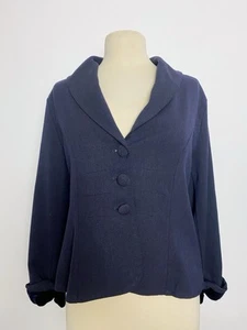 Out Of Xile Blazer Jacket Button Down Lagenlook Size Small - Picture 1 of 11