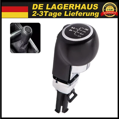 SCHALTKNAUF SCHALTHEBEL SCHALTKNOPF 5 GANG FÜR OPEL CORSA D 2006-2015 Adam 2008 - Bild 1 von 4