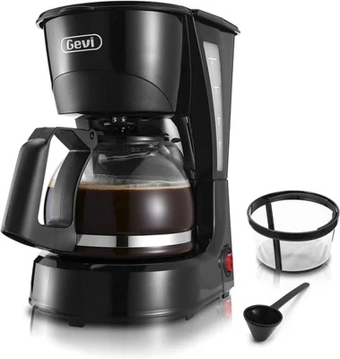 Gevi 4 Cups Small Coffee Maker, Compact Coffee Machine with Reusable Filter NEW - Image 1 of 4