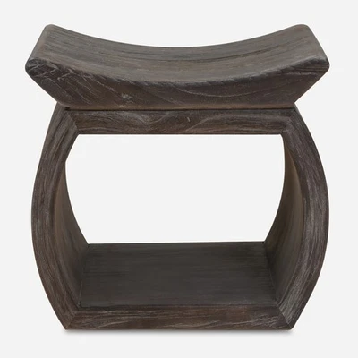 Uttermost 24401 Connor 18"W Wood Accent Stool - Wood - Image 1 of 4