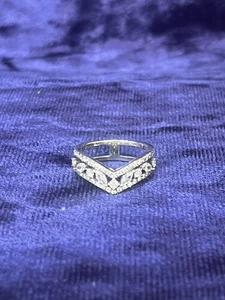 Pandora Marquis Double Wishbone Ring - Size 50 / Brand New - Picture 1 of 3