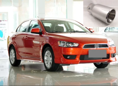 Exhaust Pipe Tip Muffler Tailpipe Trim For 2008-2024 MITSUBISHI LANCER-EX 1PCS - Image 1 of 3