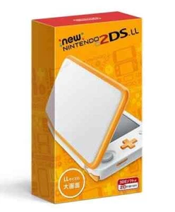 New Nintendo 2DS LL Console System White x Orange Region JAPAN import JP - Picture 1 of 4
