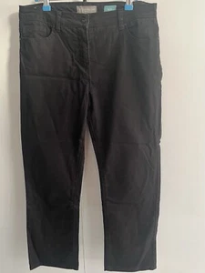 RJR JOHN ROCHA JEANS 12S BLACK WORN ONCE - Picture 1 of 8