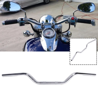 1'' Drag Bars Handlebars For Yamaha V-Star XVS 650 1100 950 1300 Classic Custom Foto 1 de 4