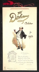 DICKENS, KYD ARTIST, CALENDAR FOR 1903, Tuck 5376 - Picture 1 of 6