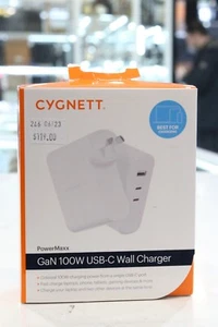 Cygnett PowerMaxx 100W MultiPort GaN Wall Charger - Picture 1 of 3