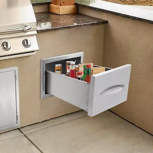Stainless Steel Outdoor Kitchen Drawer for Outdoor Kitchens or BBQ Island - Picture 1 of 22