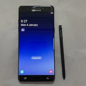 Original Used Phone For Samsung Galaxy Fe SM-N935L 64GB Korean Unlocked Black - Picture 1 of 24
