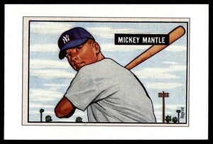 1989 Bowman Gewinnspiel Karte MICKEY MANTLE Reprint New York Yankees - Bild 1 von 2