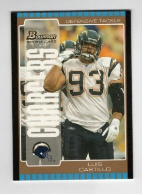2005 Bowman Bronze #209 Luis Castillo San Diego Chargers - Image 1 of 2