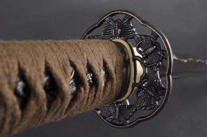 FULLY HAND FORGED FULL TANG BLACK JAPANESE WAKIZASHI SWORD - Picture 1 of 16
