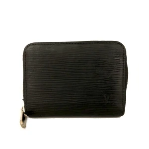 Louis Vuitton Epi Zippy Zip Leather Coin Purse Wallet Black/8BD1030 - Picture 1 of 8