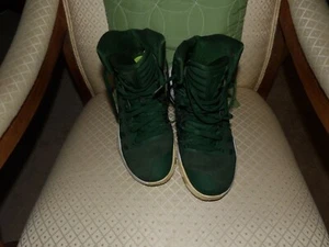 Nike Zoon Hyperdunk Hightop Women's Shoes 844391-331 Size 9 Green/White - Picture 1 of 7