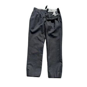 Vintage Men's 1960s Suspender Side Buckle Gray Wool Trousers Size 32 - Picture 1 of 6