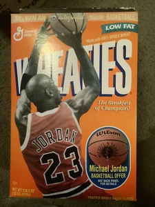 Michael Jordan 1998 Wheaties Box Full Unopened Shooting Chicago Bulls NBA - Picture 1 of 5