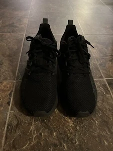 Size 9.5 - adidas Cloudfoam Ultimate Triple Black - Picture 1 of 4