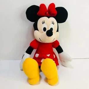 DISNEY MINNIE MOUSE PLUSH Kohl's Cares 14" Red Dress Polka Dots Red Bow USED - Picture 1 of 8