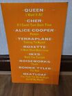 Rare Vintage Alice Cooper Poison Promo Advertising Shop Display Board 1989