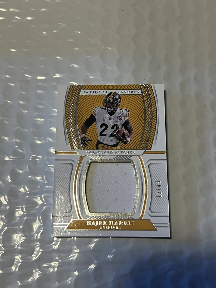 2022 Panini National Treasures Najee Harris Treasured Patches #TPA-NHA /49 - Image 1 of 2