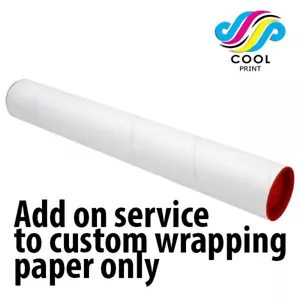Mailing Tube Add-on For your custom printed wrapping paper through Cool Print - Picture 1 of 1