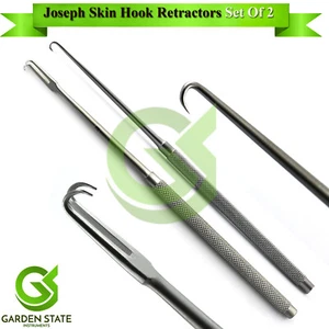 Joseph Skin Hook Single / Double Sharp Prong Retractor Microsurgery Tissue Hook - Picture 1 of 3