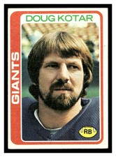 1978 Topps  #119 Doug Kotar    New York Giants