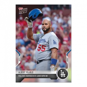 Albert Pujols 2021 Topps Now #774 - sigue la ovación en St. Louis con recursos humanos - Imagen 1 de 2