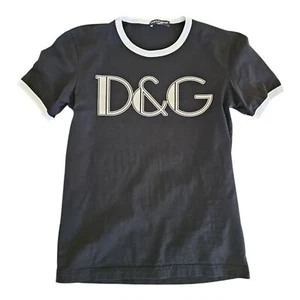 Dolce & Gabbana Men's Logo "KING" T-Shirt Size 46 - Picture 1 of 4