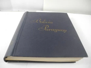 BOLIVIA, UN, Stamp Collection hinged in a Minkus album(worn, aged) - Imagen 1 de 24