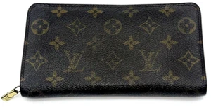 LOUIS VUITTON Monogram Zip Long Wallet Clutch Fits Some Phone Zippy Authentic Vt - Bild 1 von 14